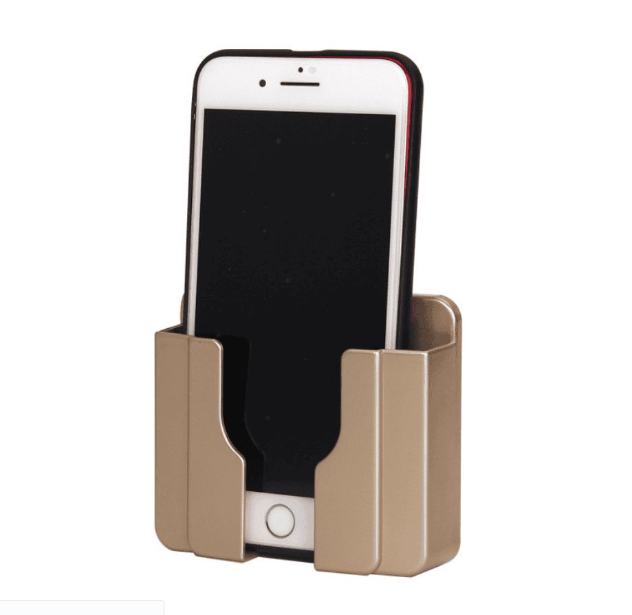Multifunctional USB Charging Stand, Wall Mounted Remote Organizer, Cellphone Holder