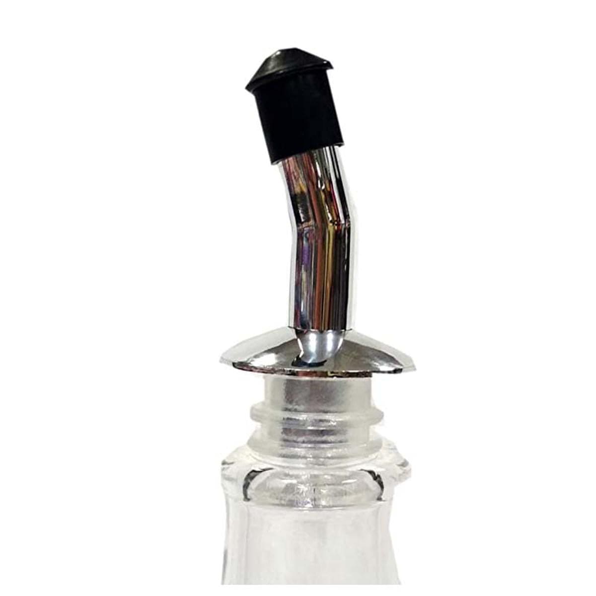 Acrylic Kitchen Oil Bottle, Oil Condiment Bottle With Metal Nozzle, Vinegar And Oil Dispenser, Transparent Oil Pouring Bottle, 800ml Kitchen Oil Dispenser Funnel Bottle, Oil Dispenser For Kitchen and Barbecue Party, Pouring Oil Bottle