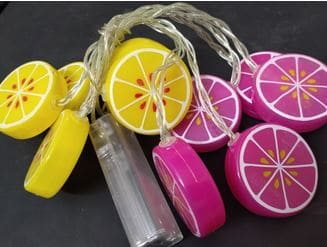 Led Lemon Slice Decor Lights, Fruit Modeling String Lights, Novelty Lemon Decor Fairy String Lights
