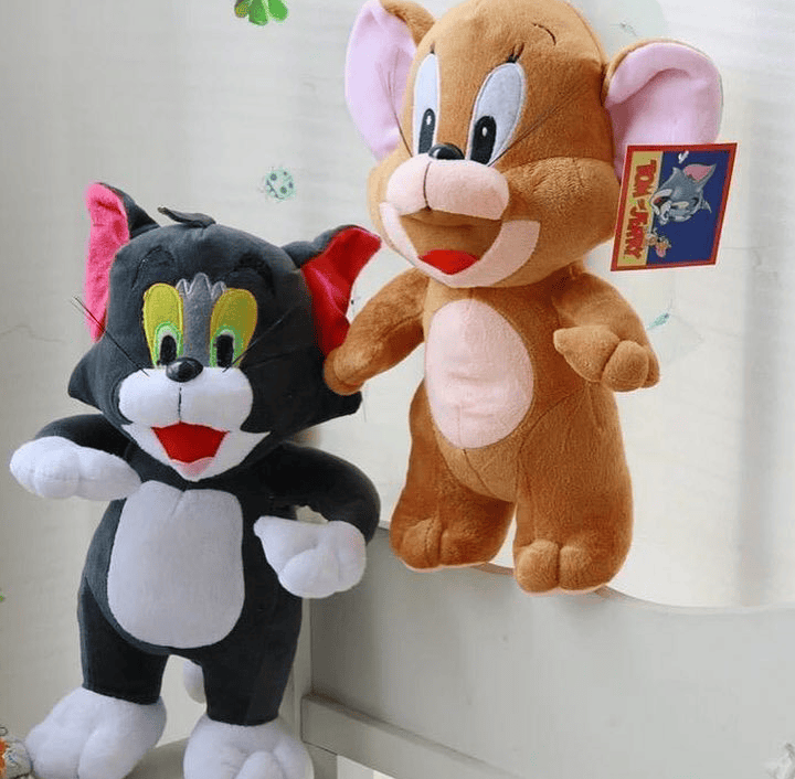 Pair Of Tom And Jerry Plush Toy – Yahan Sab Behtar Hai!