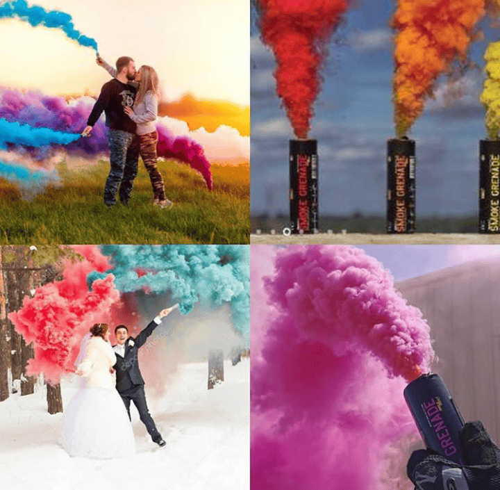 Studio Photography Smoke Bombs