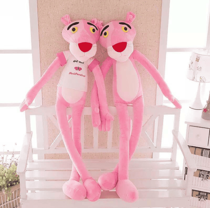 Pink Panther Stuffed Toy, Cute Animal Plush Toy, Pink Panther Stuff Animal