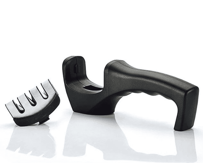 Knife Sharpener for Kitchen Knifes, Steel Stage Knife Sharpening Kit, Manual Sharpening Tool