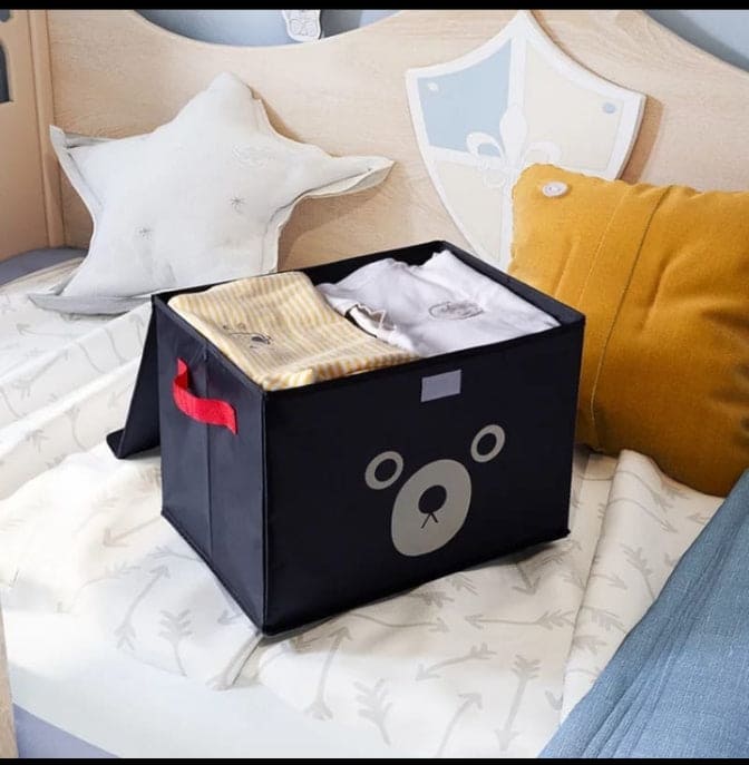 Foldable Panda Storage Box, Cute Panda Cartoon Storage Box, Multifunctional Reusable Extra Large Oxford Cloth Storage Bag