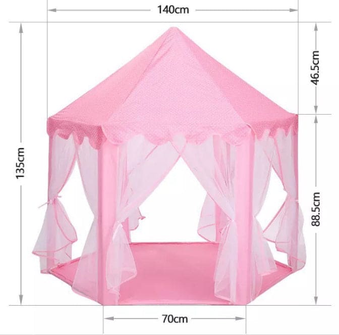 Princess Castle Play Tent House For Kids, Indoor & Outdoor Large Kids Play Tent, Durable Kids Playhouse
