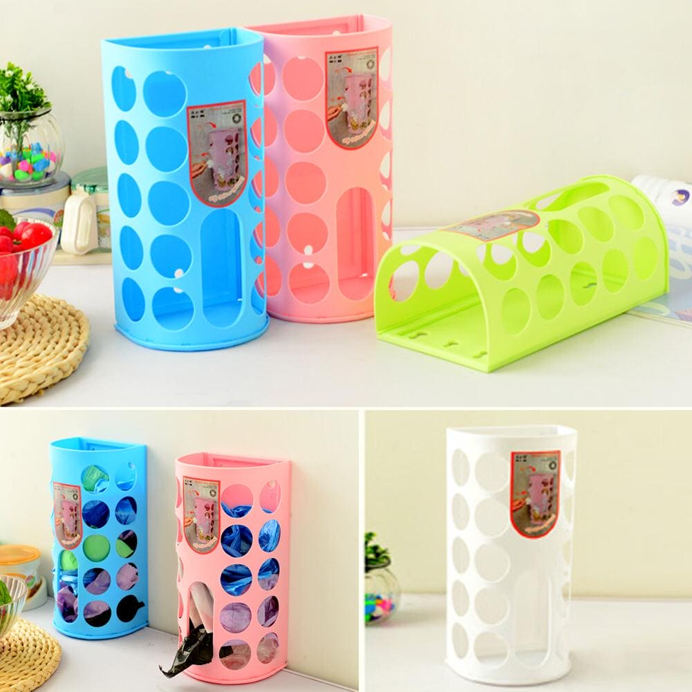 Plastic Carry Bag Storage Holder, Household Kitchen Grocery Bag Holder, Dispenser For Trash Bags, Plastic Bags & Kitchen Paper