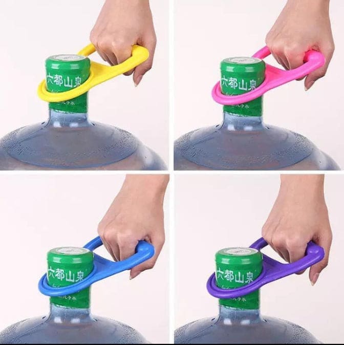 Water Carry Bottled Water Pail Bucket, Water Bottle Handle, Bottle Handle with Rubberized Anti-Slip Holder