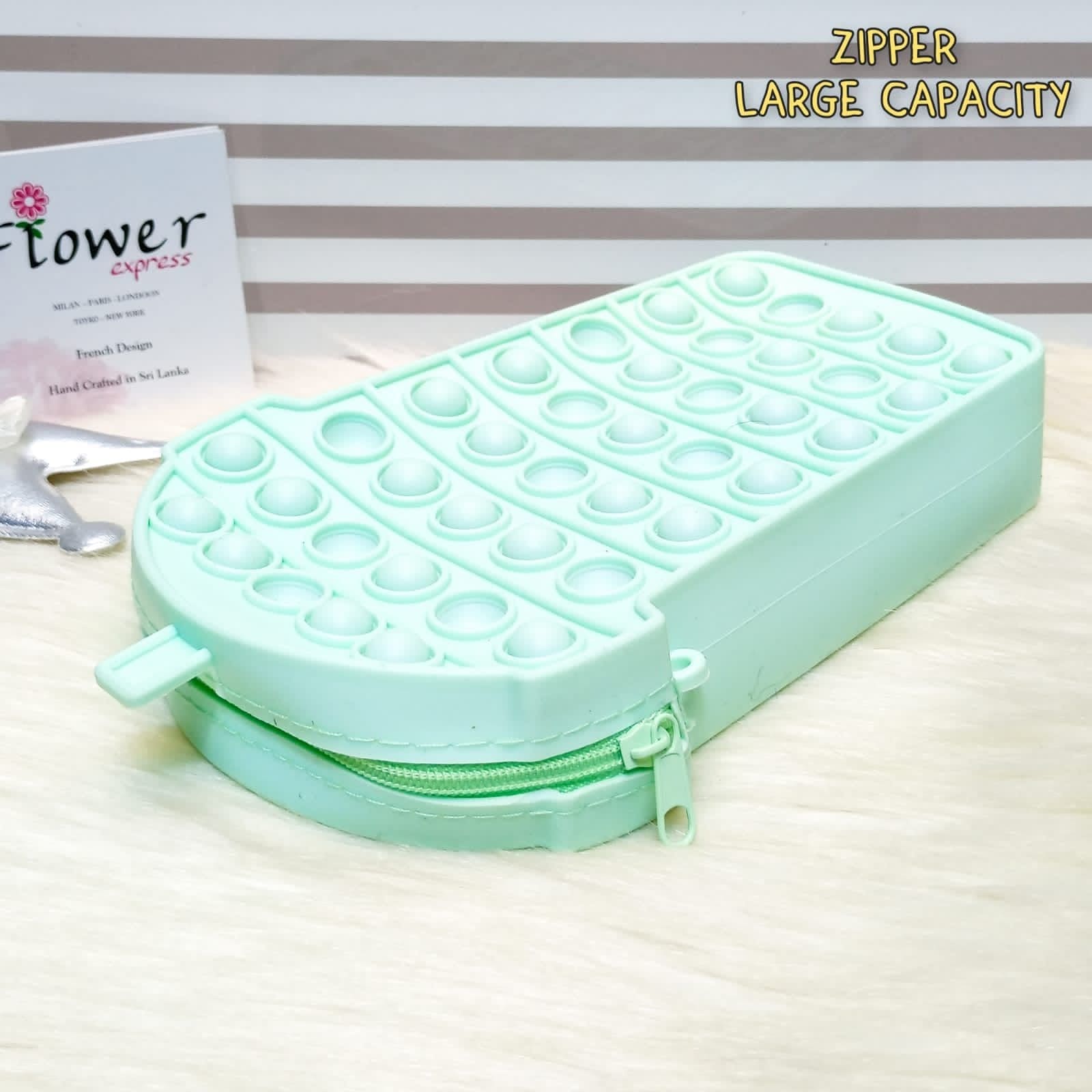 New 3D Silicone Ice Cream Shaped Pop It Bags, Pop It Adults Decompression Bag, New Mini Fingertip Toy Bag, Sensory Silicone Pop Fidget Bags For Kids, Push Bubble Popet Bag