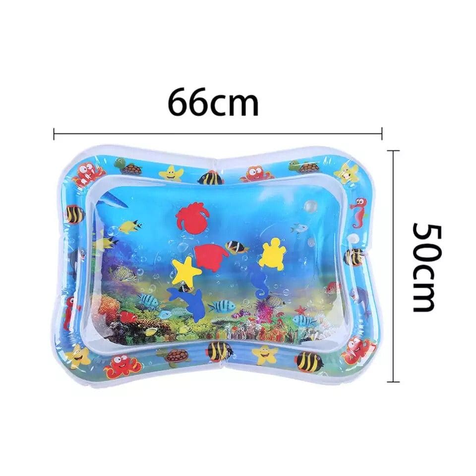 Baby Water Play Mat, Thicken PVC Playmat For Toddler, Play Center Water Mat for Babies, Tummy Time Water Play Mat, Newest Inflatable Infant Activity Play Mat