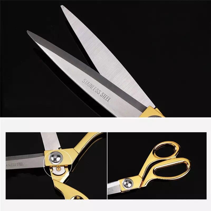 Tailor's Scissors For Fabric, Stainless Steel Professional Sewing Scissors, Needle Work Cutting Scissors, Dressmaker Shears Stainless Steel Scissors, Vintage High Quality Leather Fabric Cutter