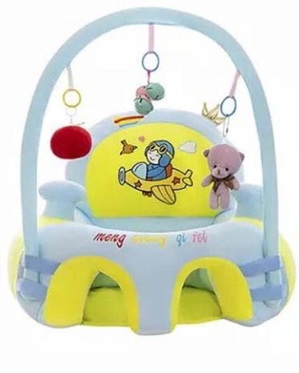 Baby Feeding Safety Seat Cartoon Support Chair, Cute Animal Baby Sofa Cover, Baby Learning Seat, Baby Sit Up Chair, Back Head Protector Baby Chair