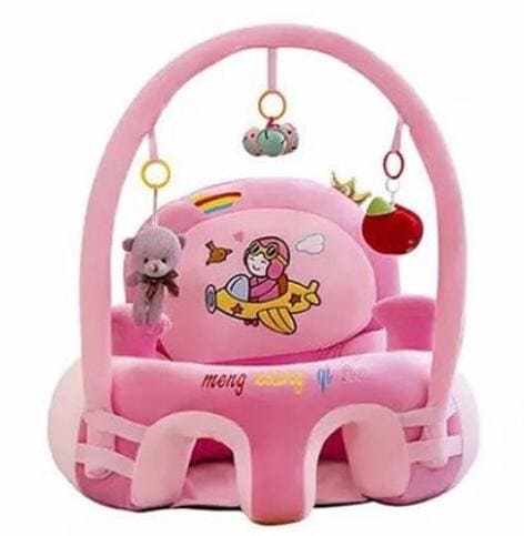 Baby Feeding Safety Seat Cartoon Support Chair, Cute Animal Baby Sofa Cover, Baby Learning Seat, Baby Sit Up Chair, Back Head Protector Baby Chair
