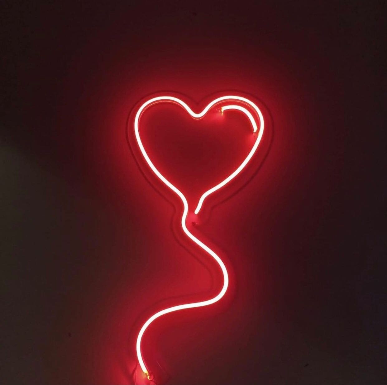 Neon Rose And Heart Lights With Acrylic Base, USB Battery Operated Creative Neon Led Lights,  LED Decor Night Light, Love Neon Signs for Wall Decor