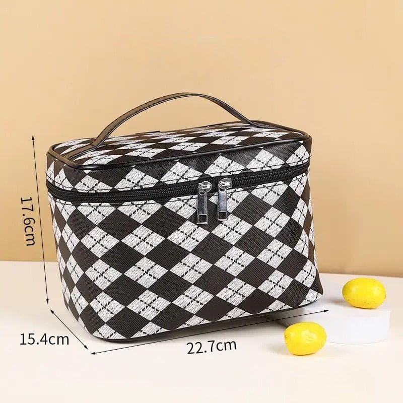 Portable Women Makeup Bag, Travel Carrying Bag, Cosmetic Storage Bag, Travel Waterproof Portable Women Makeup Bag, Cosmetic Cases Zipper Wash Beauty Pouch
