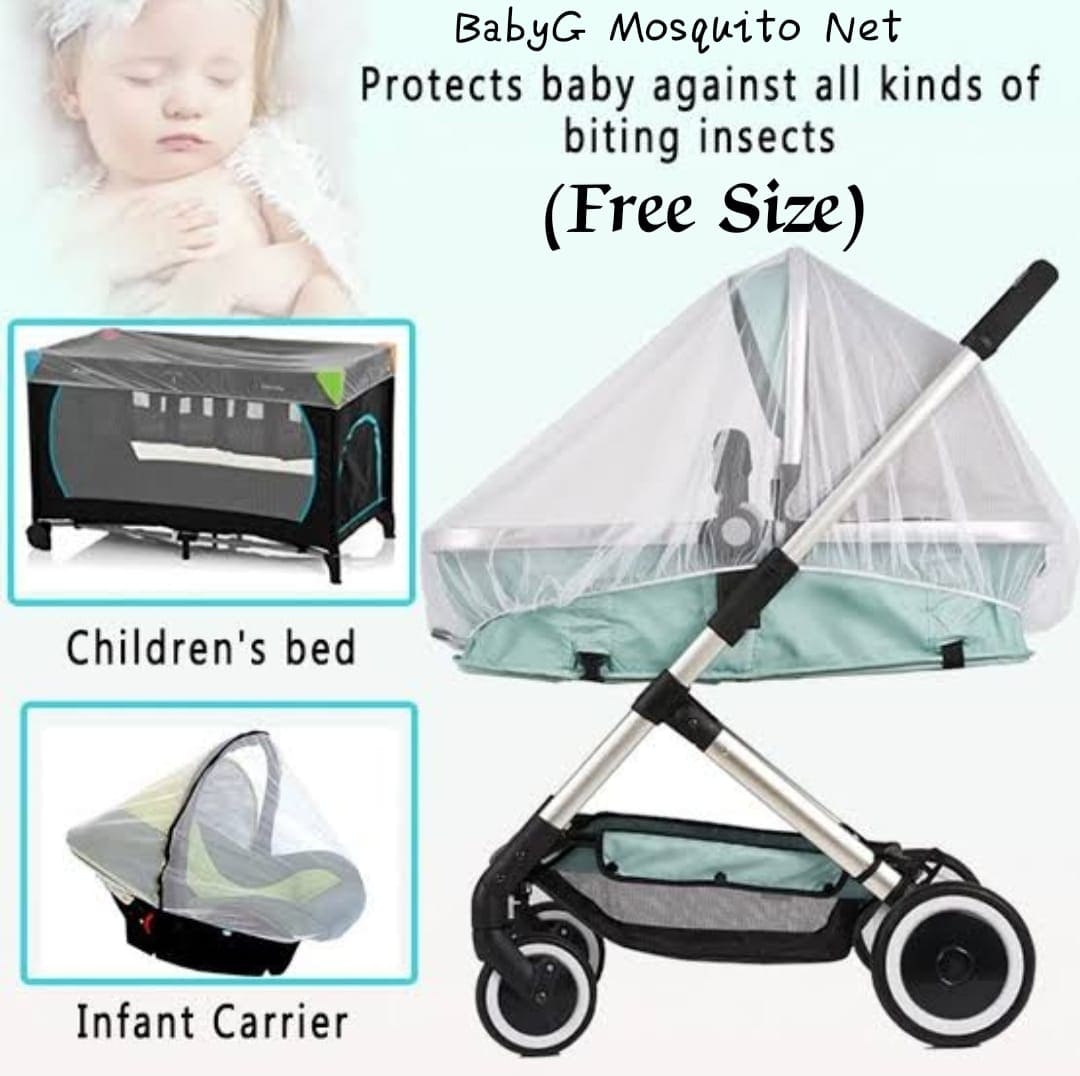 Baby Mosquito Net, Dream Baby Stroller, Mosquito Insect Shield, Fly Baby Net Stroller, Cover Buggy Mesh Pram for Baby Care, Breathable Folding Net, Portable Baby Mesh Net, Mosquito Guard Net