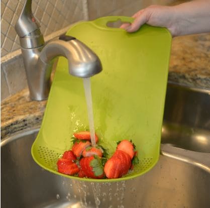 3 In 1 Drain Cutting Board, Chopping Board With Integrated Colander, Multifunctional Cutting Board, Vegetable Fruit Cutting Board