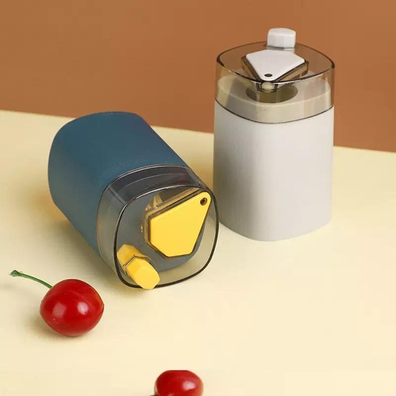 Pushup Toothpick Holder, Portable Transparent Toothpick Container, Toothpick Dispenser