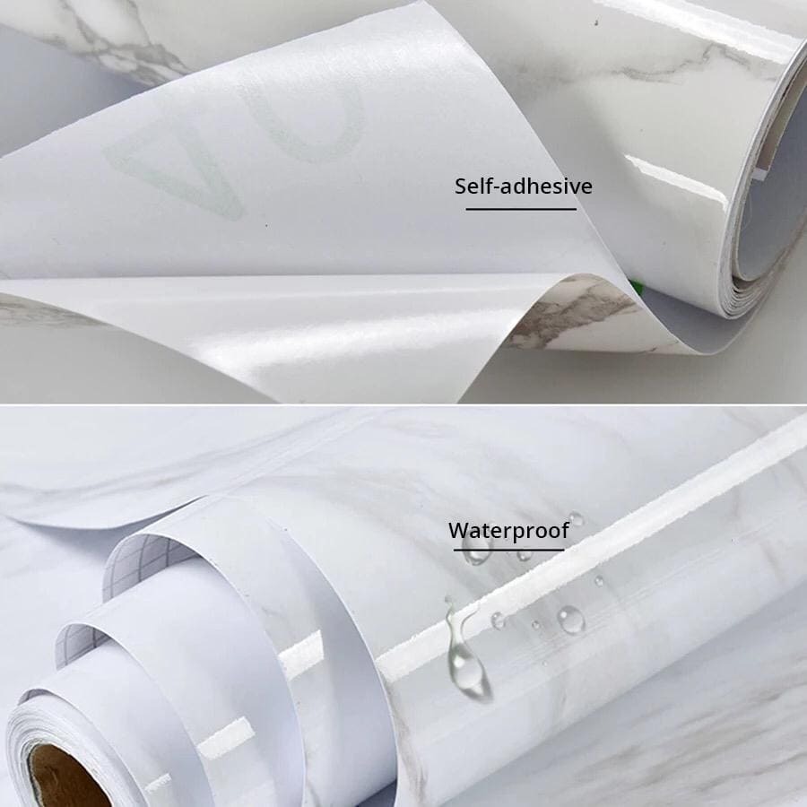 Marble Wallpapers, Self Adhesive Wallpaper, Kitchen Cabinets Countertop Stickers, Furniture Self Adhesive Marble Sticker