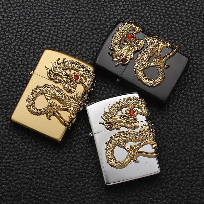 Gas Craving Dragon Lighter, Disposable Cigarette Lighter, Gas Storm Lighter, Easy To Use Flip Lighters, Classic Fashionable Lighters, Creative Retro Lighter