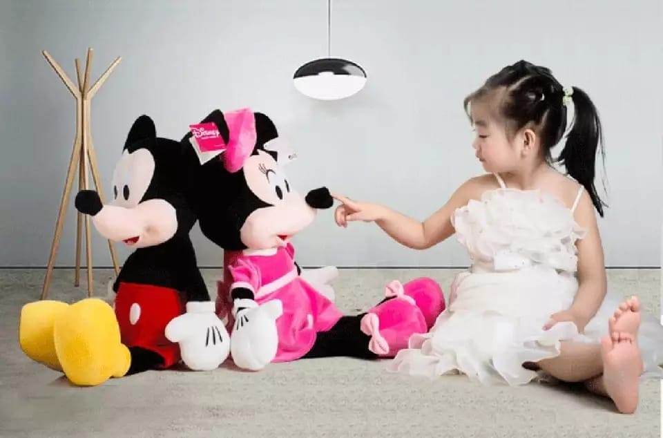 Disney Mickey Mouse Animal Stuffed Plush Toys, Cartoon Princess Cotton Doll, Giant Plush Mickey Mouse Stuffed Animal For Kids