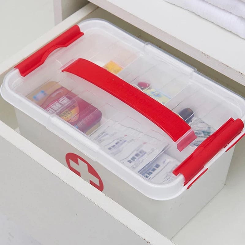 First Aid Kit Medicine Box, Family Emergency Medicine Organizer, Family Medicine Box, Family Emergency Kit, Household Medicine Organizer