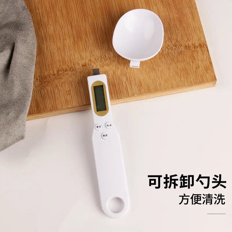 Electric Kitchen Scale Spoon, Digital Measuring Spoon, Volume Food Scale Gram Mini Kitchen Scales, Multifunction Handheld Electric Scale Spoon For Cooking, Portable Kitchen Scale, Measurable Display Food Scale
