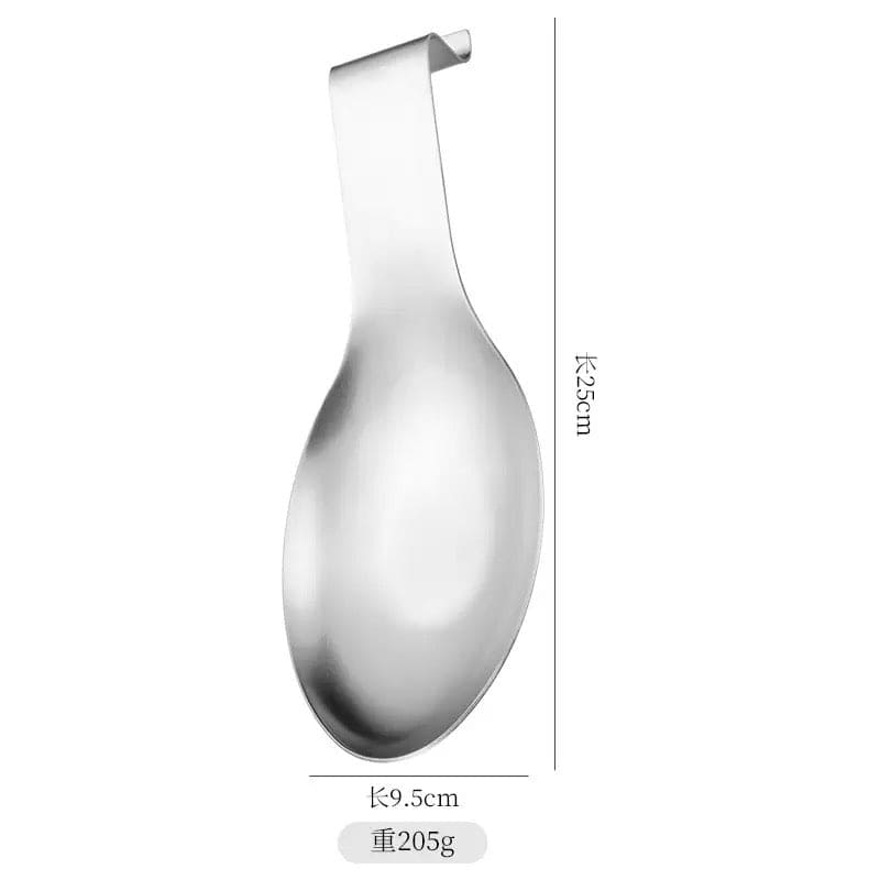 Fish Shape Stainless Steel Spoon Rest Food Clip, Hot Pot Spoon Tray, Hotel Restaurant Kitchen Utensil Holder Shelf Tray
