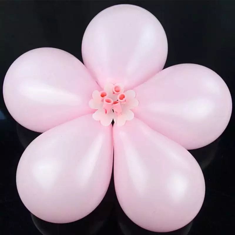 Flower Modelling Balloons Clip, Birthday Party Wedding Decoration Ballons Accessories Foil Balloons Sealing Clamp, Flower Shape Balloon Clips Holder