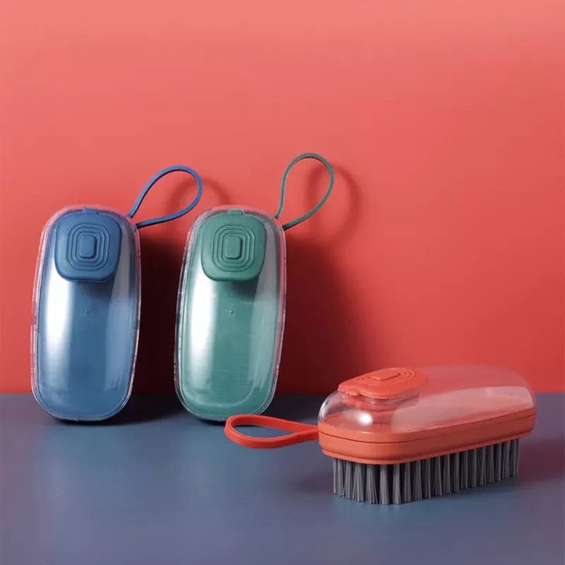 Multifunctional Laundry Brush, Liquid Soap Dispenser Hydraulic Scrub Brush, Laundry Clothes And Shoes Scrubbing Brush, Household Cleaning Brush