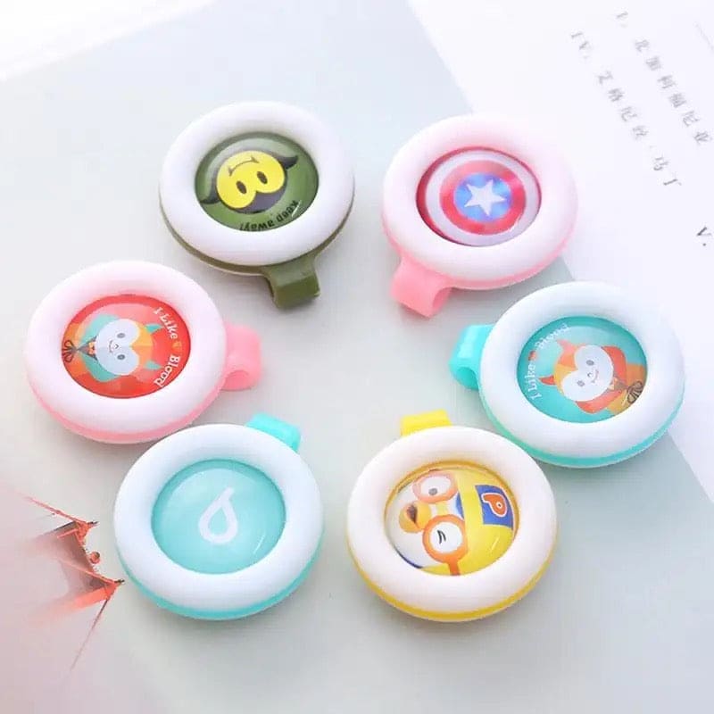 Baby Anti Mosquito Buckle, Plant Essential Oil Mosquito Clip, Toddler Flies Repellent Clips, Portable Mosquito Repellent Buckle For Outdoor, Waterproof Child Mosquito-proof Clamps, Cartoon Mosquito Repellent Button, Mosquito Repellent Clips For Household