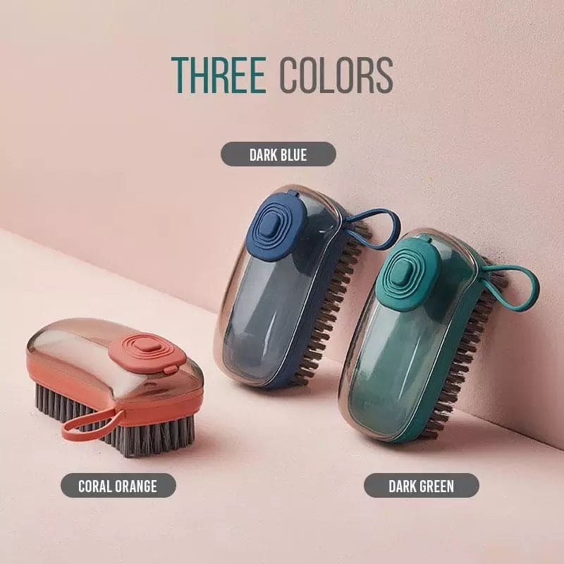 Multifunctional Laundry Brush, Liquid Soap Dispenser Hydraulic Scrub Brush, Laundry Clothes And Shoes Scrubbing Brush, Household Cleaning Brush