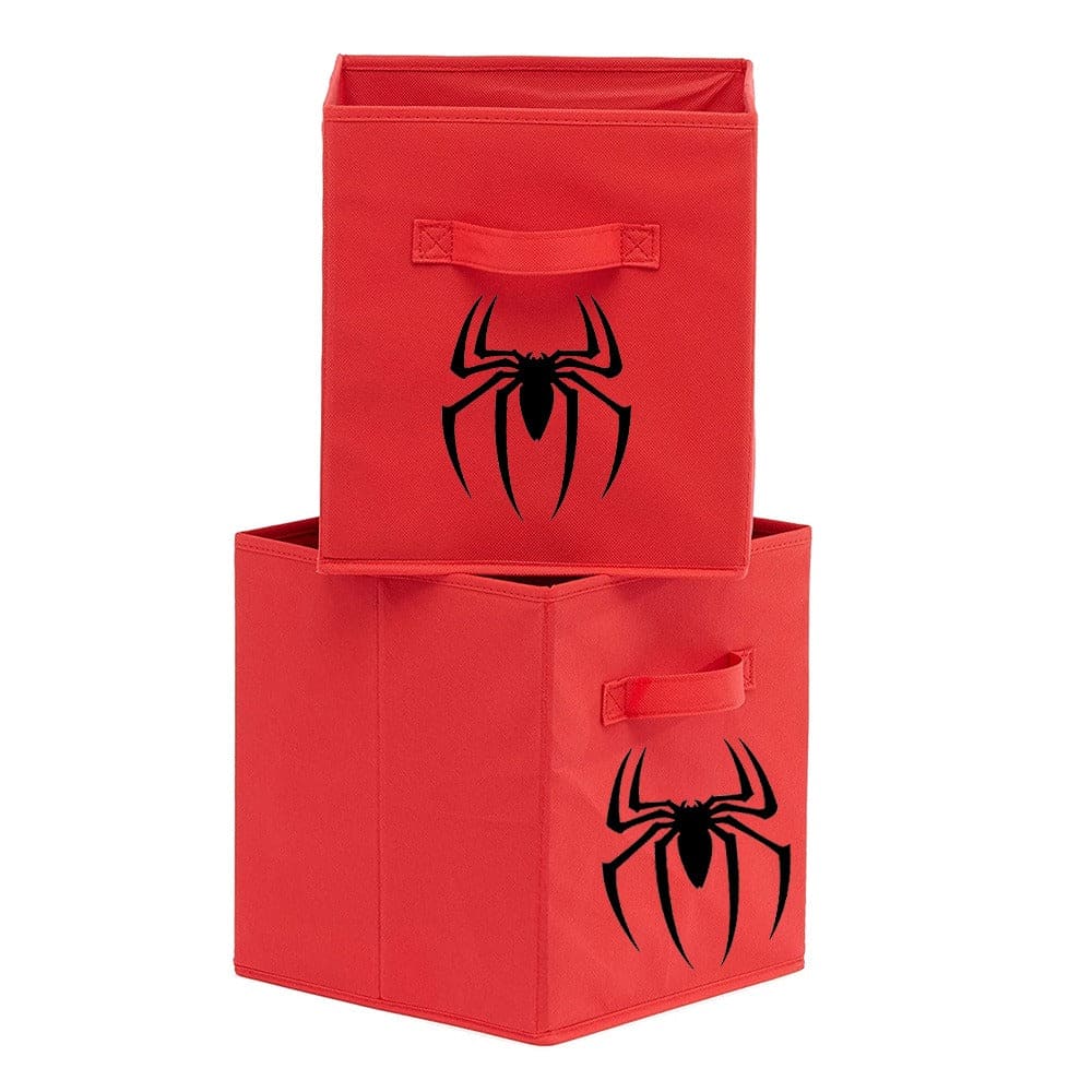 Superhero Cube Storage Box, Large Capacity Clothes Storage Box, Cute Cartoon Toys Storage Baskets, Foldable Cube Storage Organizer