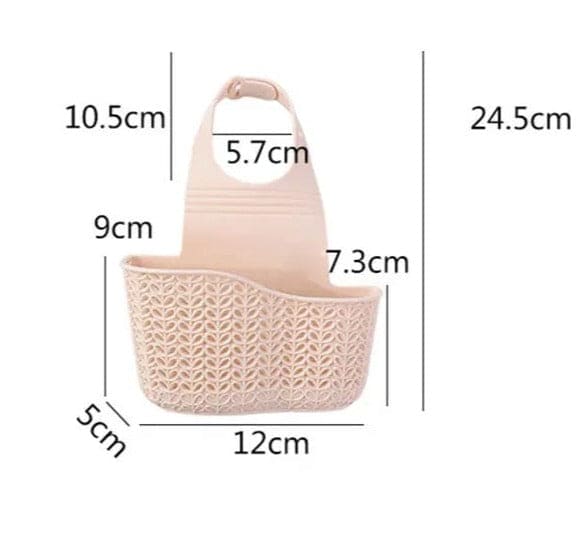 Silicon Sink Basket, Punch-Free Hanging Bag, Plastic Leaching Rack, Faucet Kitchen Sponge Basket, Kitchen Sink Holder, Adjustable Soap Sponge Shelf, Hanging Drain Basket, Plastic Saddle Faucet, Caddy Drainage Strainers Basket