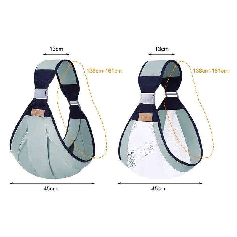 Baby Cling Wrap, Multifunctional Baby Carrier Ring Sling, Carrier Comfortable Infant Kangaroo, Baby Toddler Carrier, p Seat For Newborn Multi-function Infant Sling Carrier