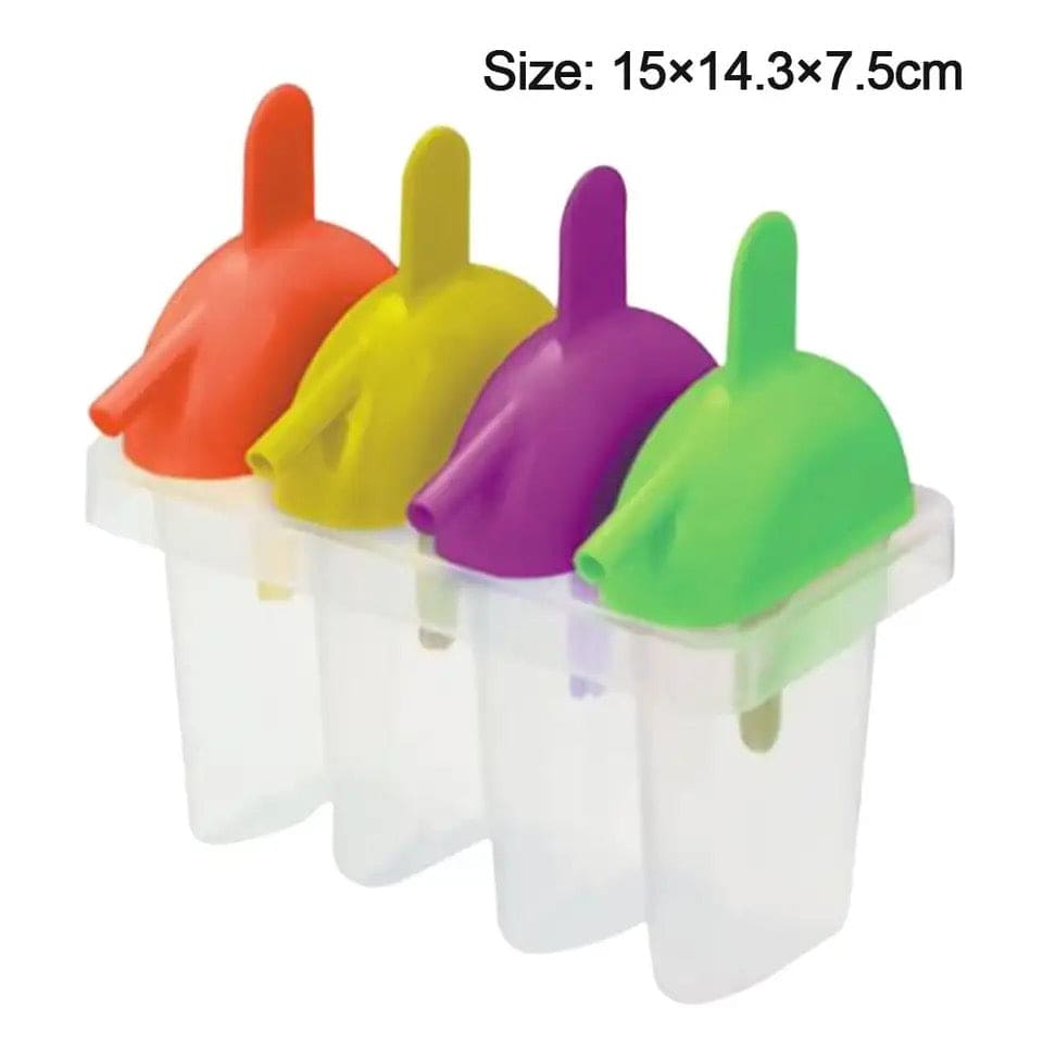 Creative Ice Cream Stick Mold, Ice Pop Lolly Maker Tray, Cream Popsicle Yogurt Mold Maker Mold, Reusable Ice Cream Molds, Homemade Freezer Ice Lolly Mold