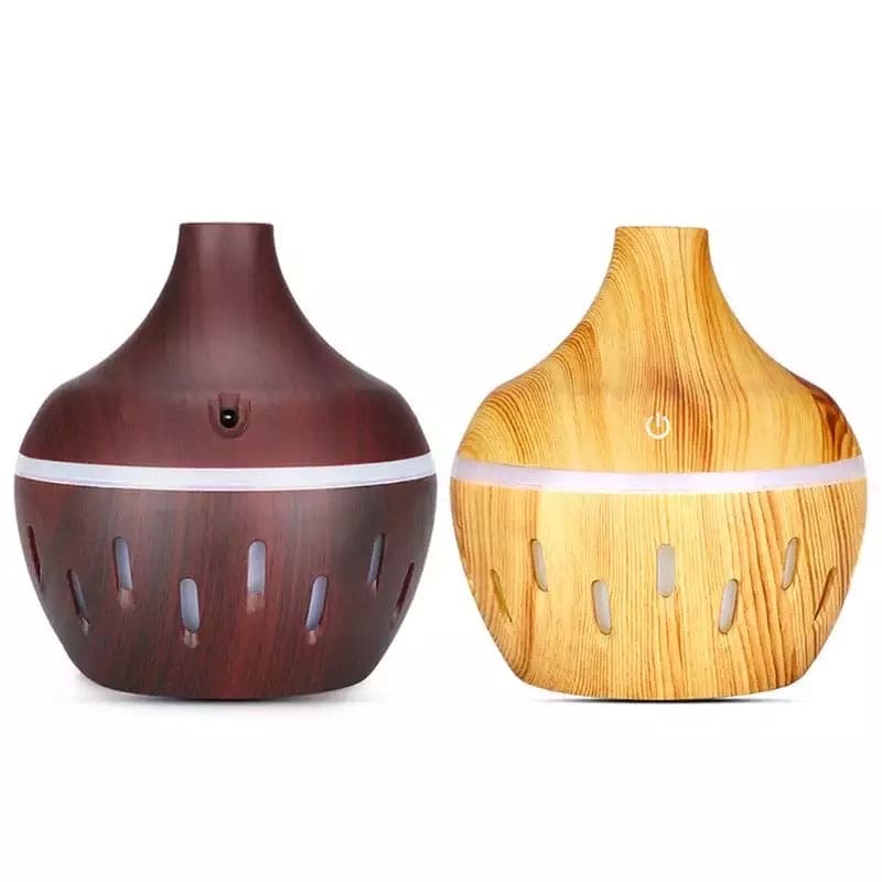 Wooden Essential Oil Diffuser, Cool Mist Humidifier, 300ml Ultrasonic Humidifier, Therapeutic Aroma Diffuser