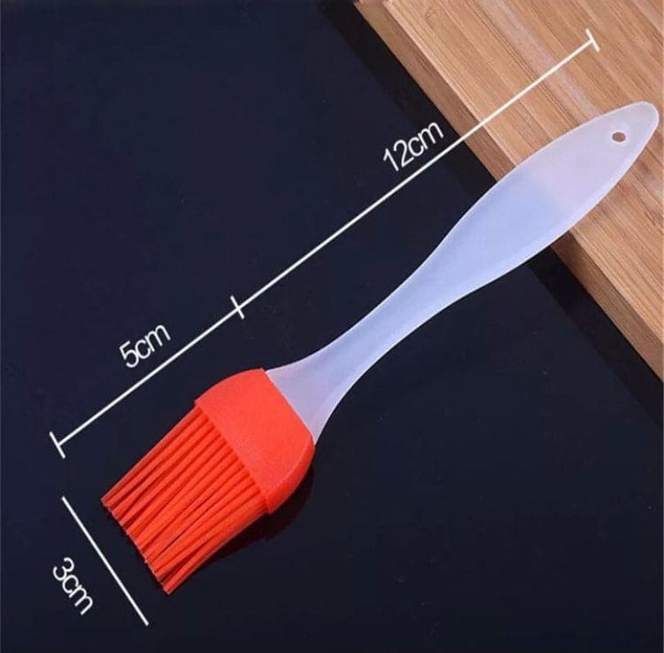 Set Of 2 Silicon Spatula, Barbeque Brush Cooking Utensil Tool Kit, Heat Resistant BBQ Oil Condiment Brushes Cake, Silicon Spatula Spoon Heat Oiling Brushes, Non-Stick Silicon Kitchen Utensils