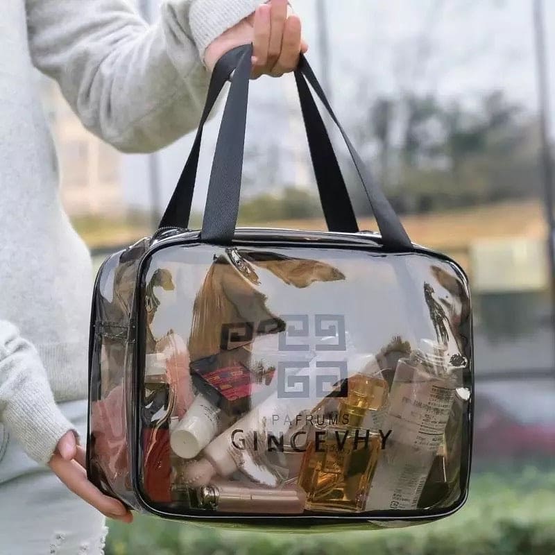 Easy To Travel Storage Bag, Transparent PVC Portable Travel Cosmetic Bag, Waterproof Travel Makeup Bag, Dream Travel Bag