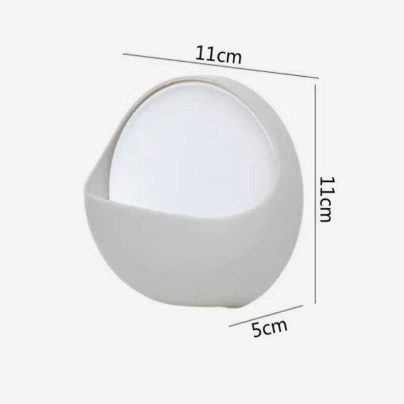 Plastic Suction Cup Soap Dish, Bathroom Sundries Storage Holder, Sucker Toothbrush Soap Box, Home Organizer Shelf Sink Sponge Holder, Multifunctional Bathroom Soap Holder, Wall Soap Dish