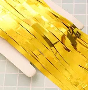 Birthday Party Back Drop, Metallic Tinsel Foil Fringe Curtains, Back Drop Foil Curtains, Shiny Tinsel Foil Fringes Curtain, Party Decorations Party Celebrations