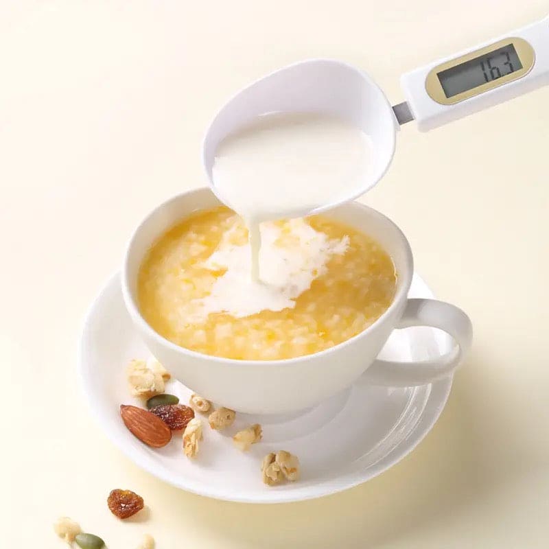 Electric Kitchen Scale Spoon, Digital Measuring Spoon, Volume Food Scale Gram Mini Kitchen Scales, Multifunction Handheld Electric Scale Spoon For Cooking, Portable Kitchen Scale, Measurable Display Food Scale
