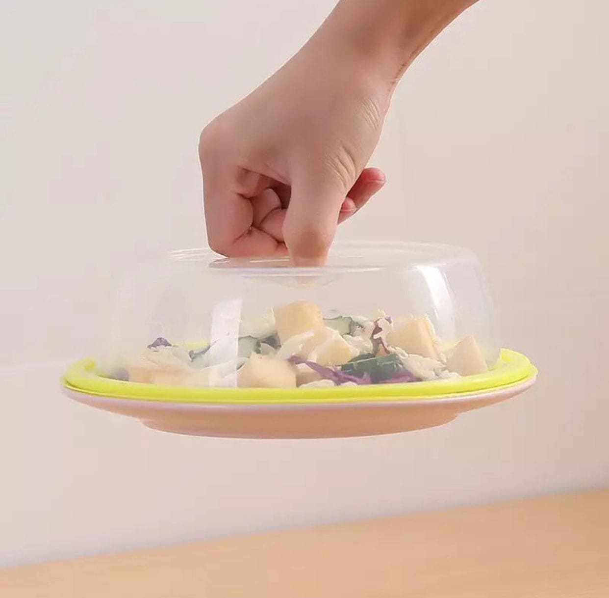 Silicone Microwave Bowl Cover, Silicone Fresh-Keeping Microwave Bowl Cover With Oil Proof Sealing, Anti-mosquito Breathable Dining Table Lid, Microwave Silicone Plate Cover Lid