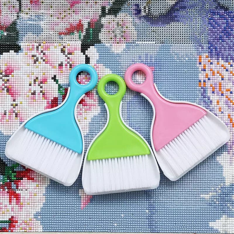 Mini Desktop Sweep Cleaning Brush Duster With Dust Pan, Small Broom Set With Dustpan, Mini Broom Keyboard Cleaning Brush, Floor Dust Collector