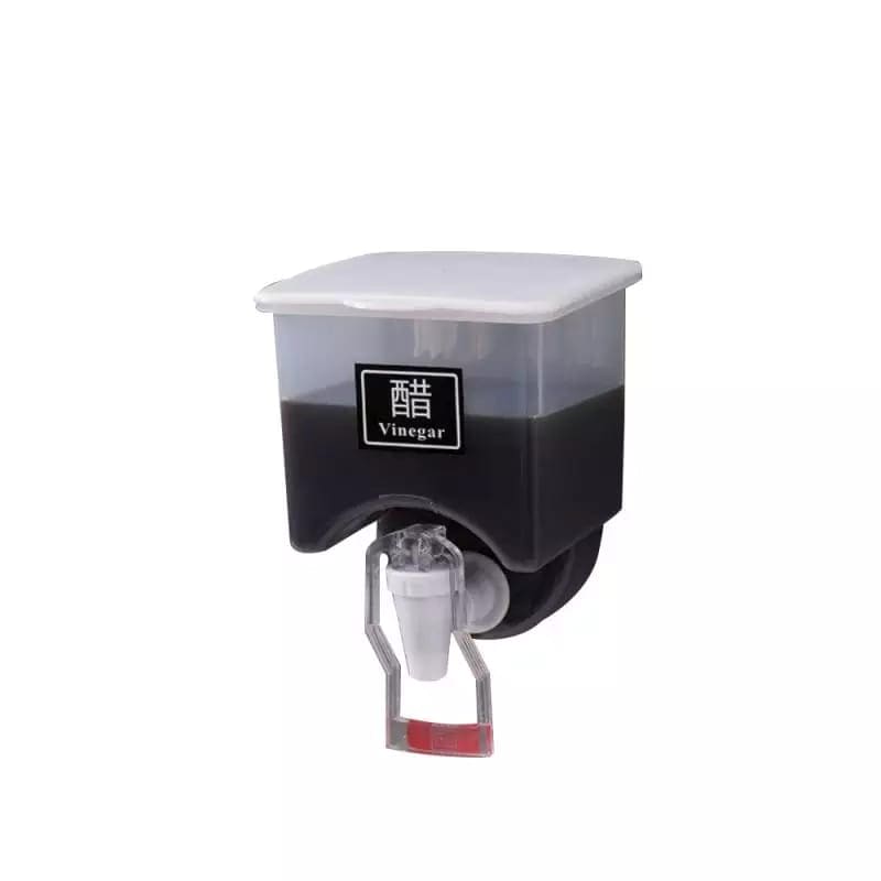 Wall Mounted Oil Bottle, 500Ml Liquid Spice Jar, Vinegar Dispenser, BBQ Cooking Baking Accessories