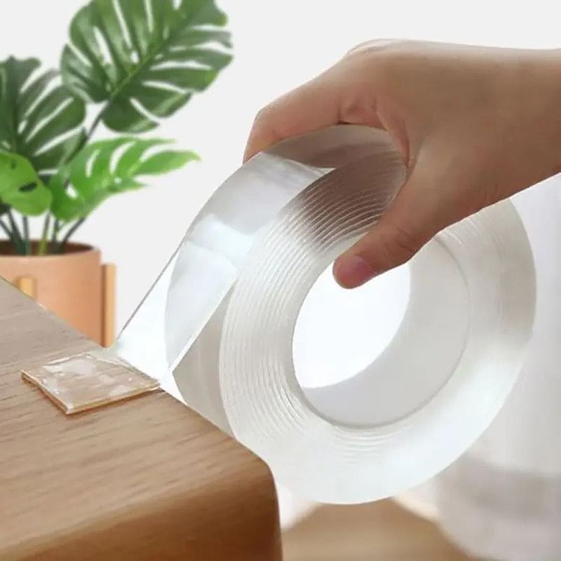 Nano Double Sided Tape, Transparent Nano Tape, Powerful Wall Stickers For Bathroom Kitchen Gadgets Home, Washable Self adhesive Transparent Tape, Universal Hook Tape