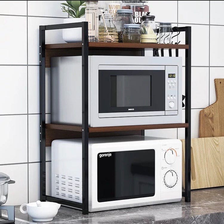Multifunctional Microwave Oven Shelf, Kitchen Oven Rack, Storage Shelf