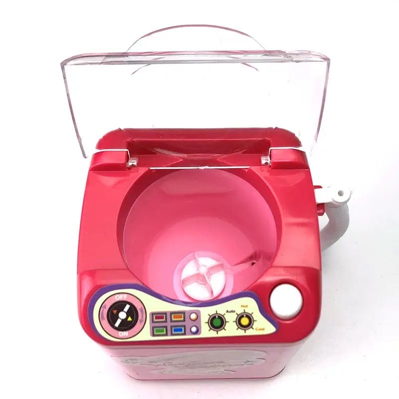Mini Makeup Brush Cleaner Device, Mini Child Washing Machine Toy, Portable Automatic Cute Cosmetic Powder Puff Washing Machine, Makeup Brushes Cleaner