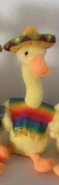 Lovely Talking Toy Dancing Duck, Electronic Dancing Ducks with Funny Clothes, Duck Plush Toy, Luminous Recording Learning to Speak Twisting Kid Toy, Speak Talk Sound Record Repeat Toy, Kids Education Toy