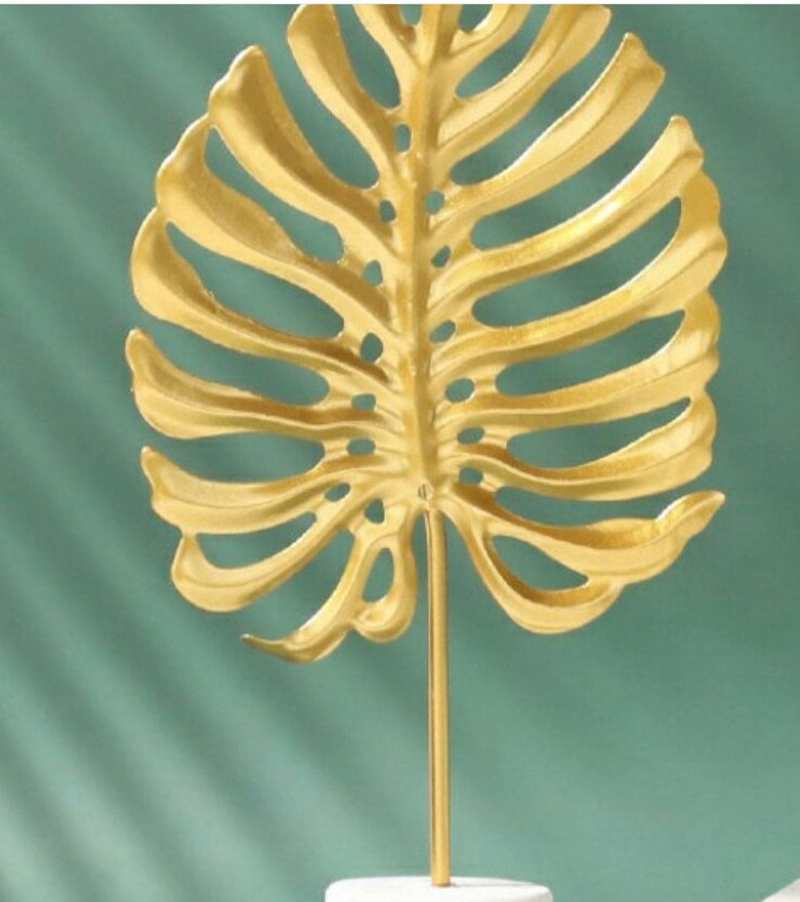 Luxury Gold Turtle Leaf, Artificial Plant Ornament, Cabinet Porch Decor