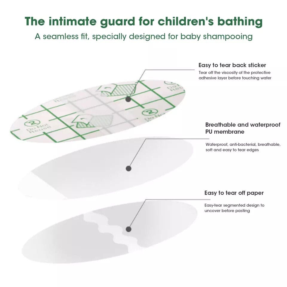 Set of 30 Disposable Waterproof Baby Ear Protector, Swimming Cover Caps, Salon Hair Dressing Dye Water Shampoo Shower Ear Care Cover, Waterproof Ear Muff